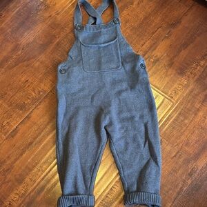 Zara baby blue knit Overalls 12-18months